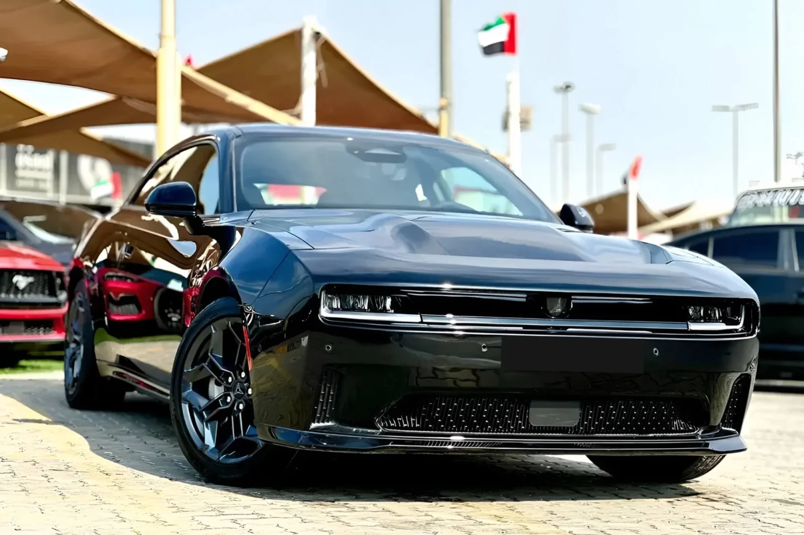 Rent Dodge Charger  Black 2025 in Abu Dhabi
