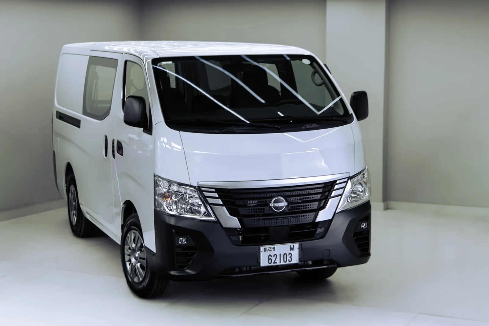 Rent Nissan Urvan  White 2025 in Abu Dhabi