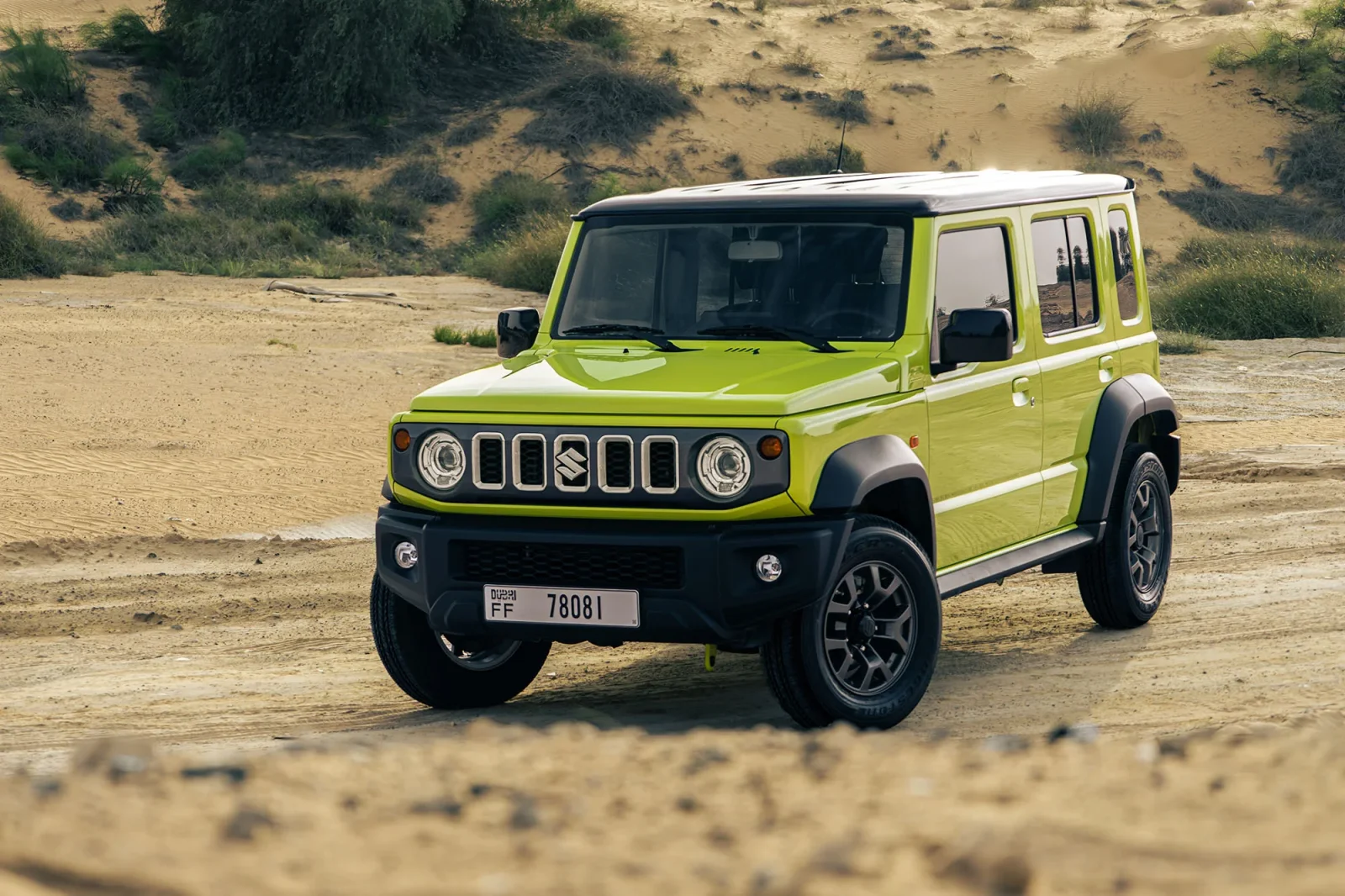 Rent Suzuki Jimny  Yellow 2026 in Abu Dhabi - 2 