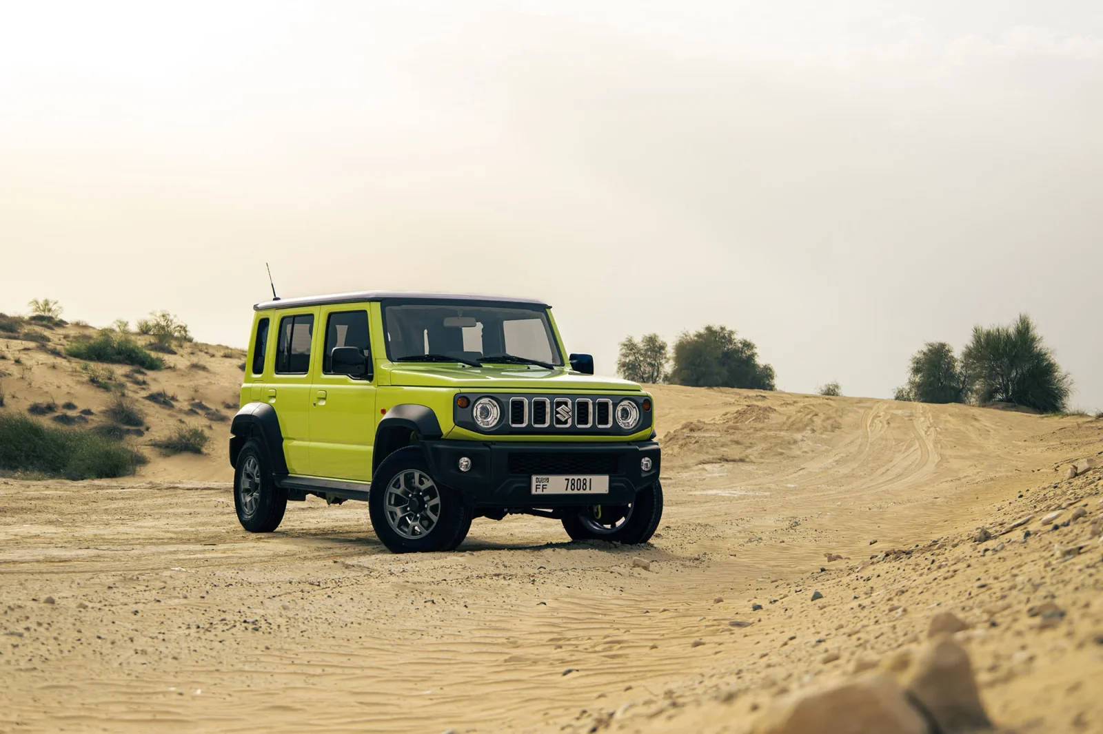 Rent Suzuki Jimny  Yellow 2026 in Abu Dhabi
