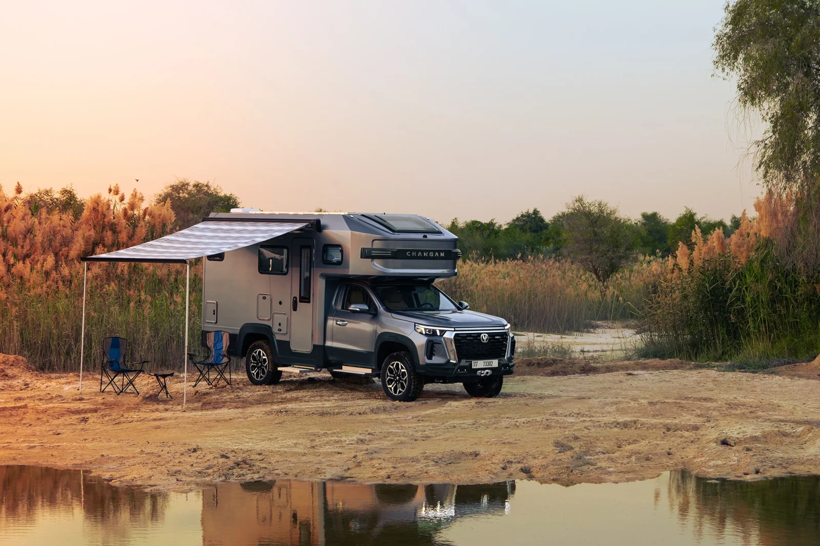 Huren Changan Hunter RV Grijs 2025 in Abu Dhabi - 5 