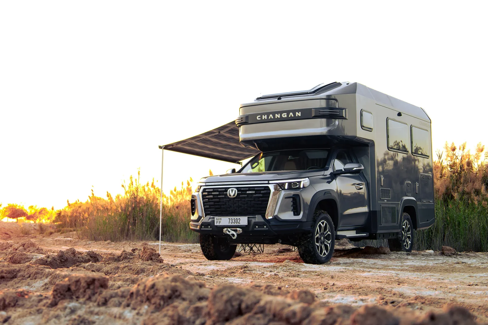 Huren Changan Hunter RV Grijs 2025 in Abu Dhabi - 9 