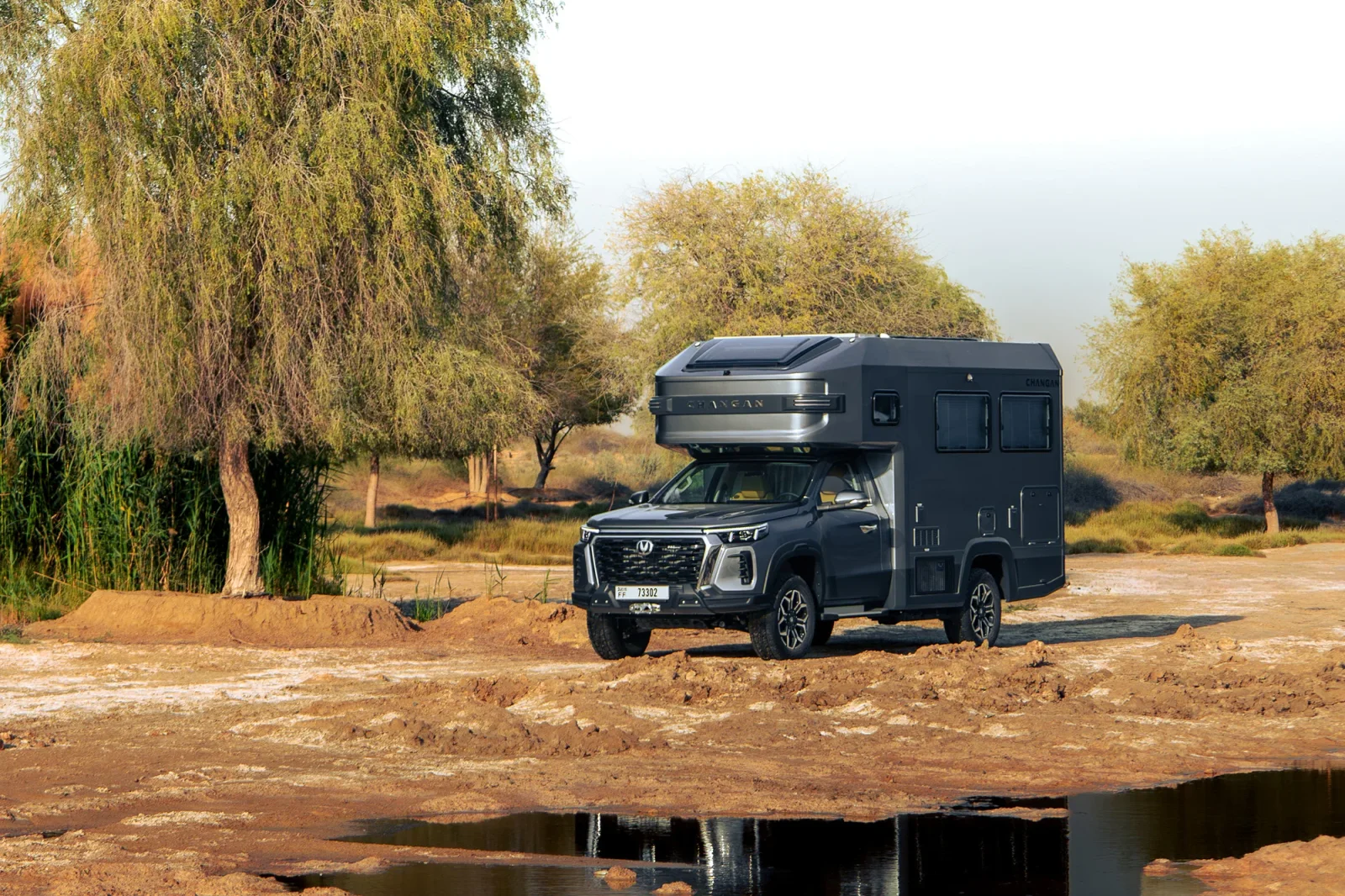 Huren Changan Hunter RV Grijs 2025 in Abu Dhabi - 4 