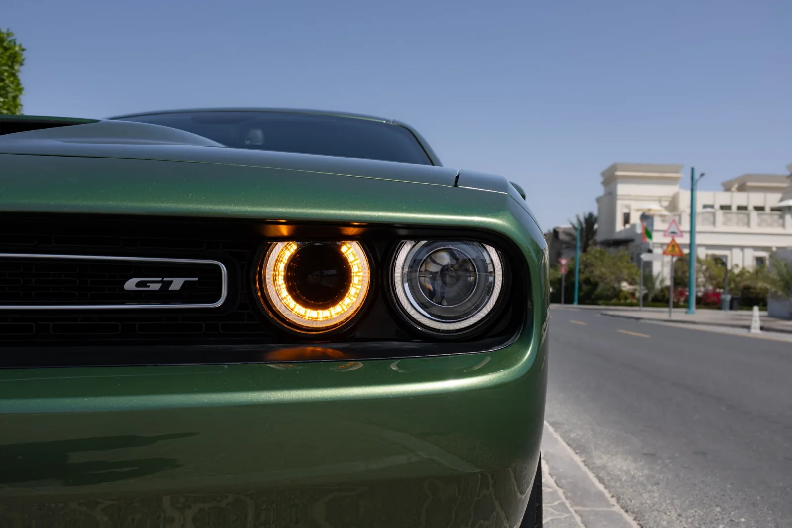 Loyer Dodge Challenger GT Vert 2023 en Abou Dabi - 13 
