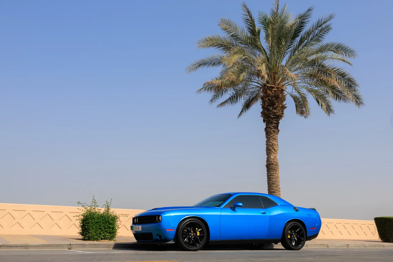 Rent Dodge Challenger GT Blue 2023 in Abu Dhabi - 9 