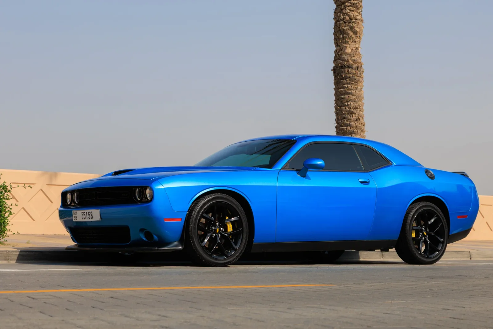 Rent Dodge Challenger GT Blue 2023 in Abu Dhabi - 12 