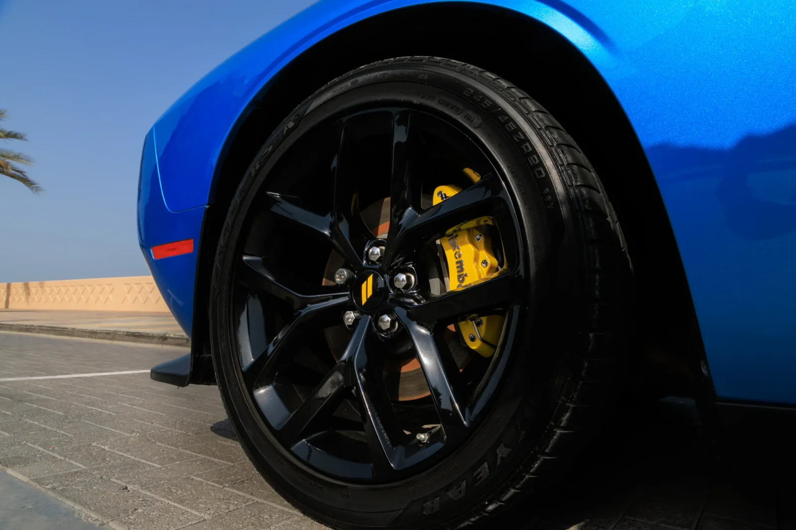 Rent Dodge Challenger GT Blue 2023 in Abu Dhabi - 14 