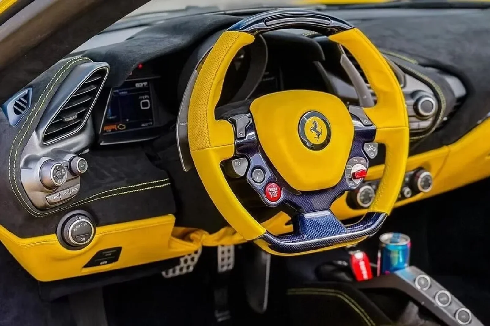 Rent Ferrari 488  Yellow 2018 in Miami - 9 