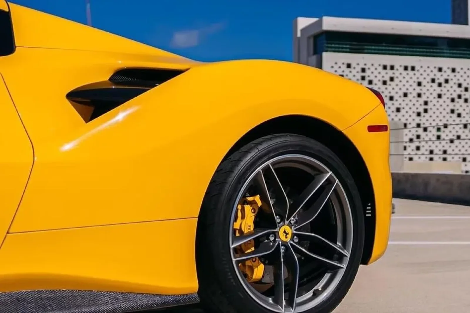 Rent Ferrari 488  Yellow 2018 in Miami - 12 