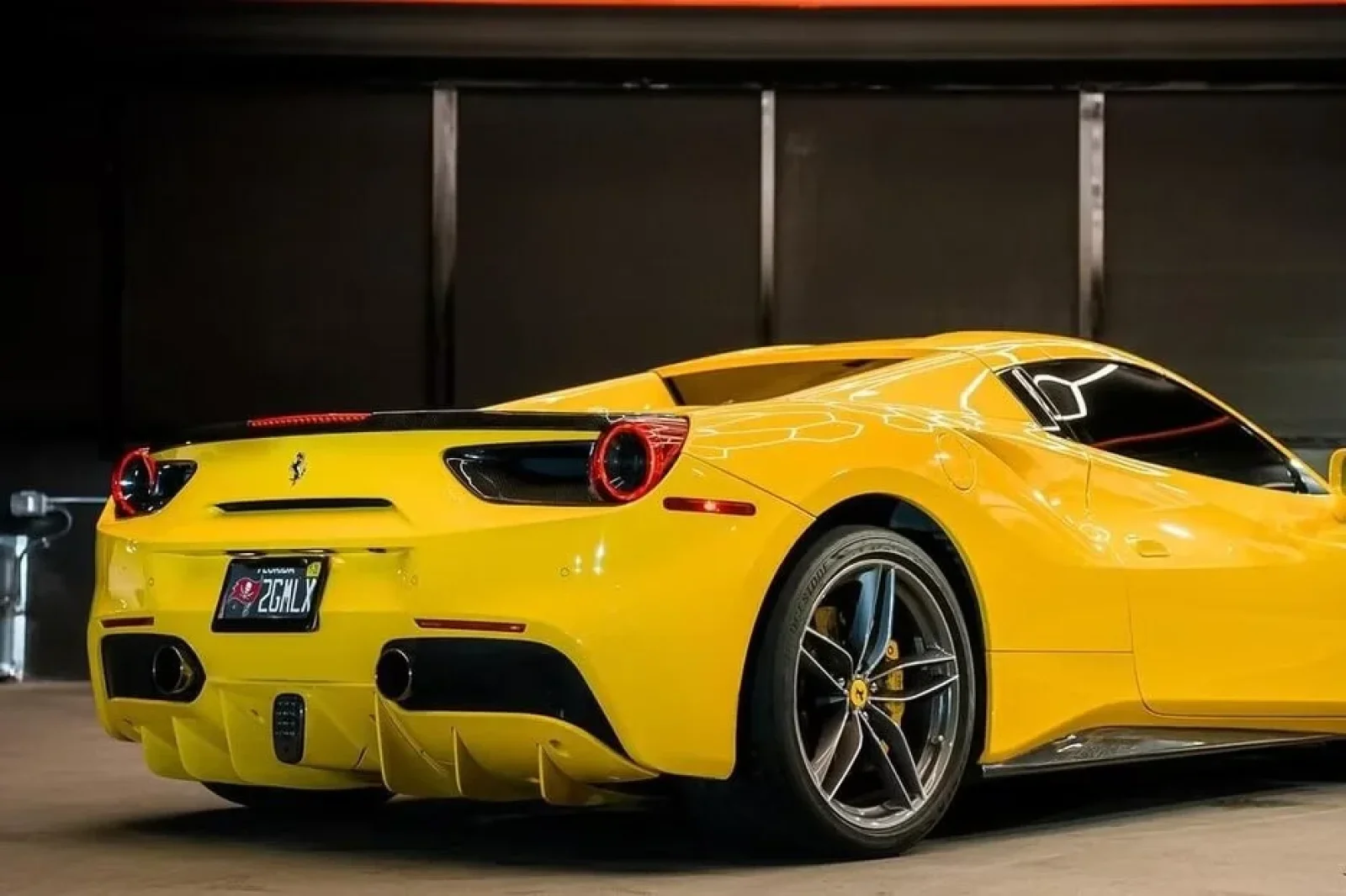 Rent Ferrari 488  Yellow 2018 in Miami - 6 