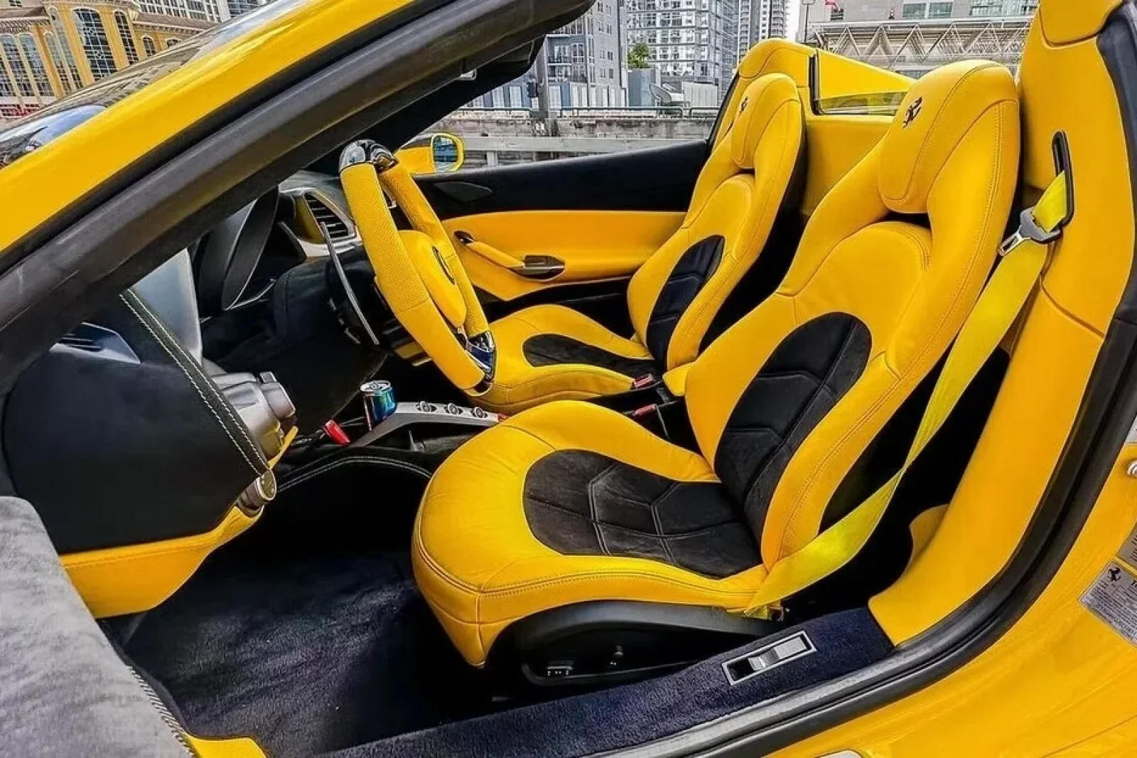 Rent Ferrari 488  Yellow 2018 in Miami - 4 