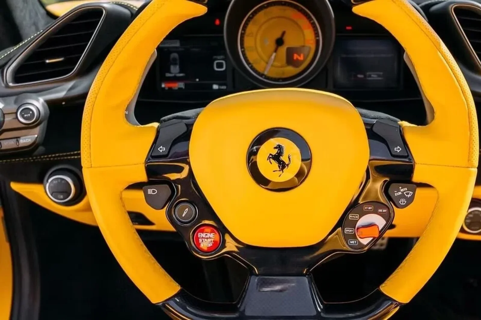 Rent Ferrari 488  Yellow 2018 in Miami - 3 