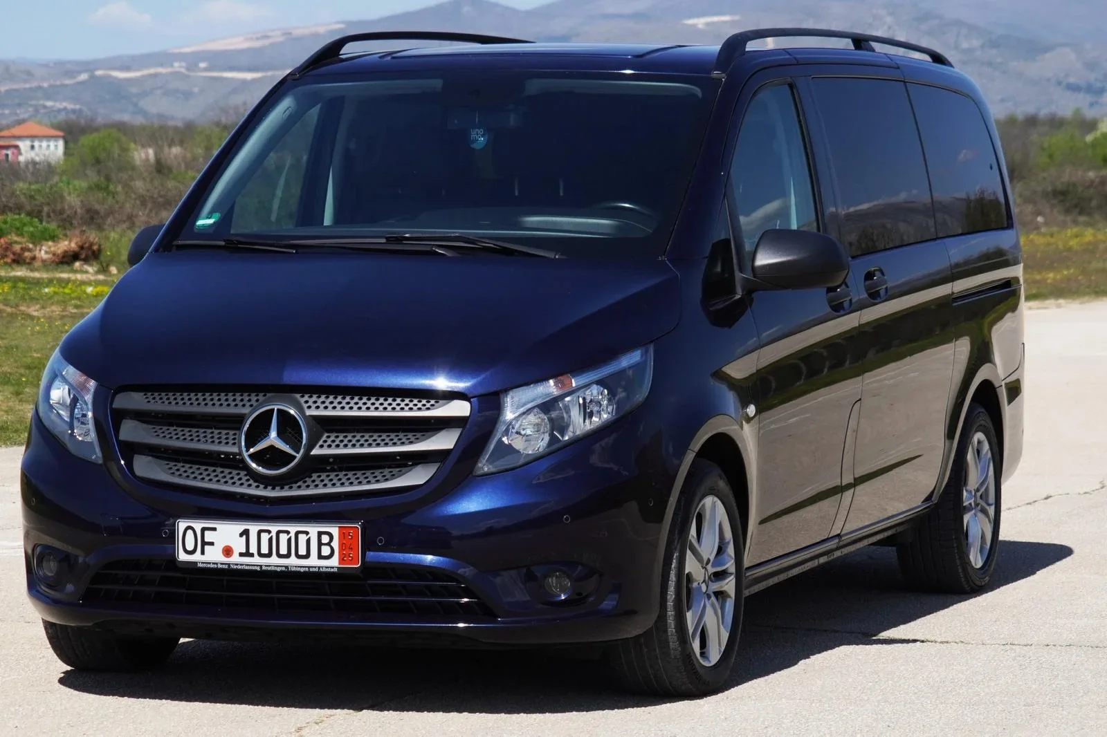 Rent Mercedes-Benz Vito  Blue 2019 in Sarajevo