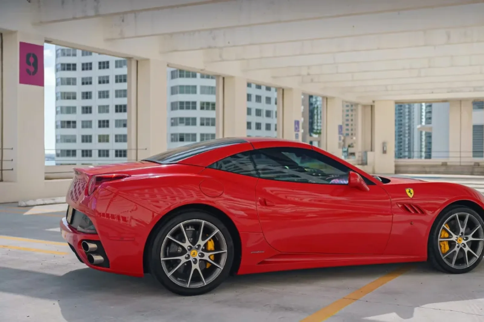 Rent Ferrari California  Red 2012 in Miami - 11 