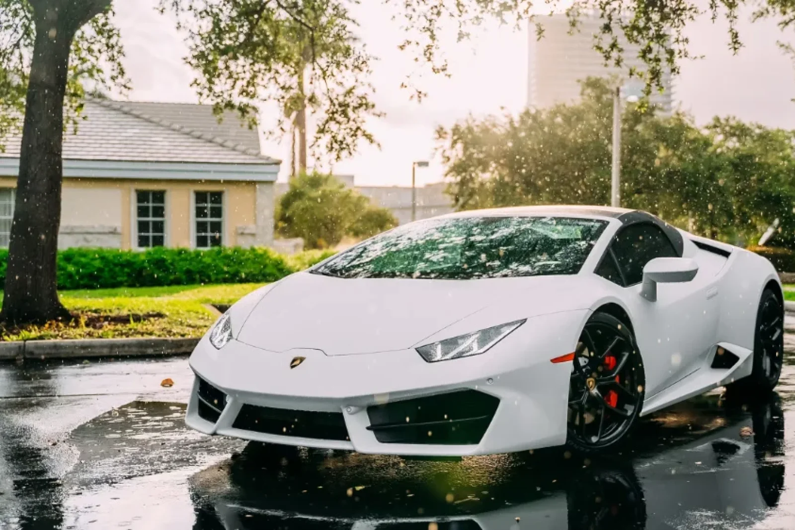 Affitto Lamborghini Huracan  Bianco 2019 in Miami