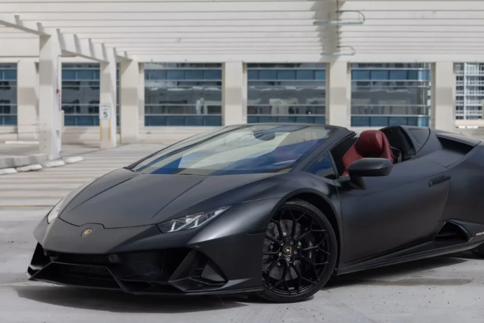 Miete Lamborghini Huracan EVO Schwarz 2025 in der Miami - 7 