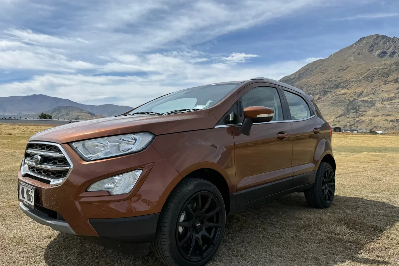 Rent Ford EcoSport  Orange 2019 in Queenstown