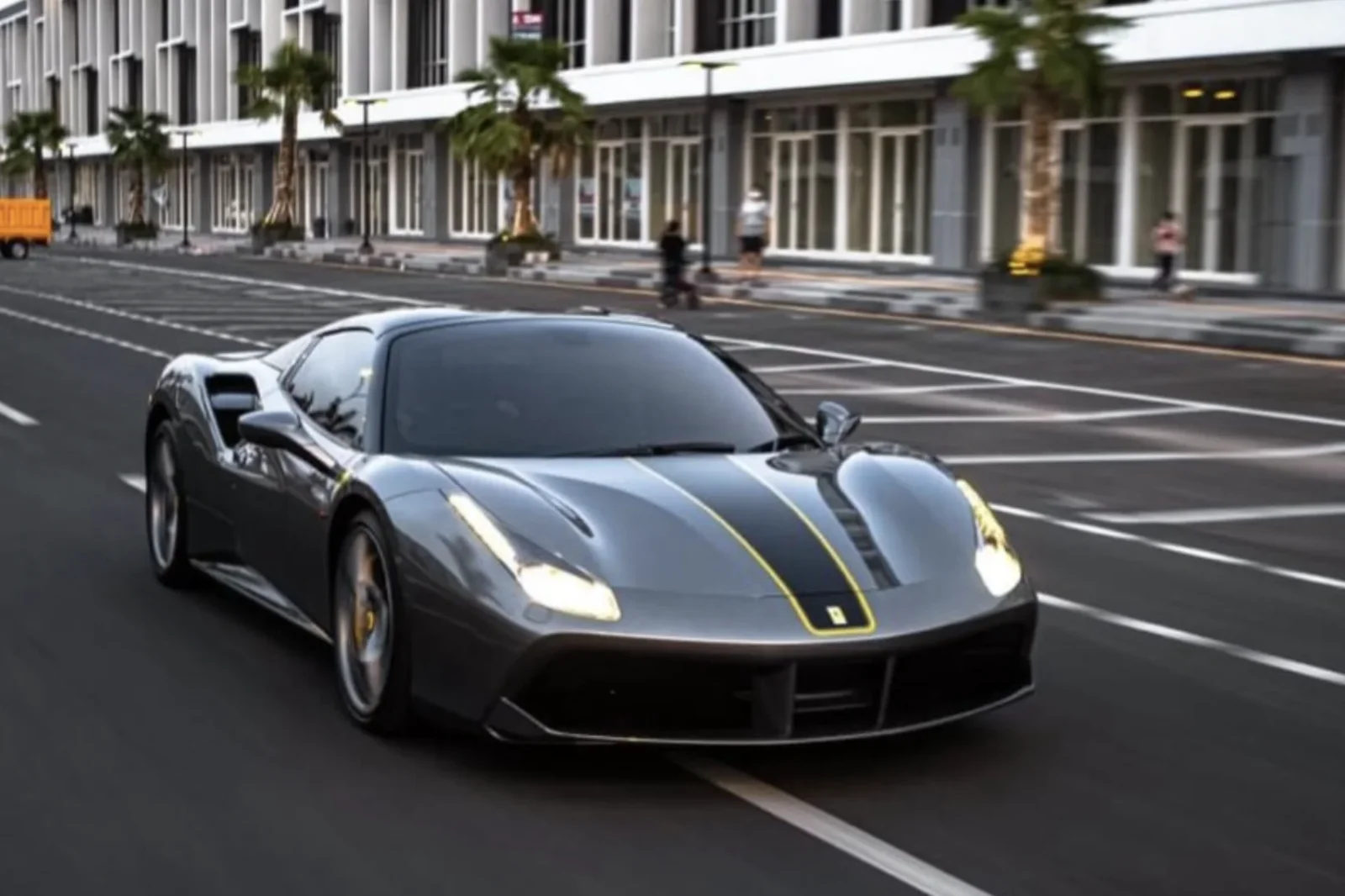 Rent Ferrari 488 Pista  Grey 2019 in Bali - 3 