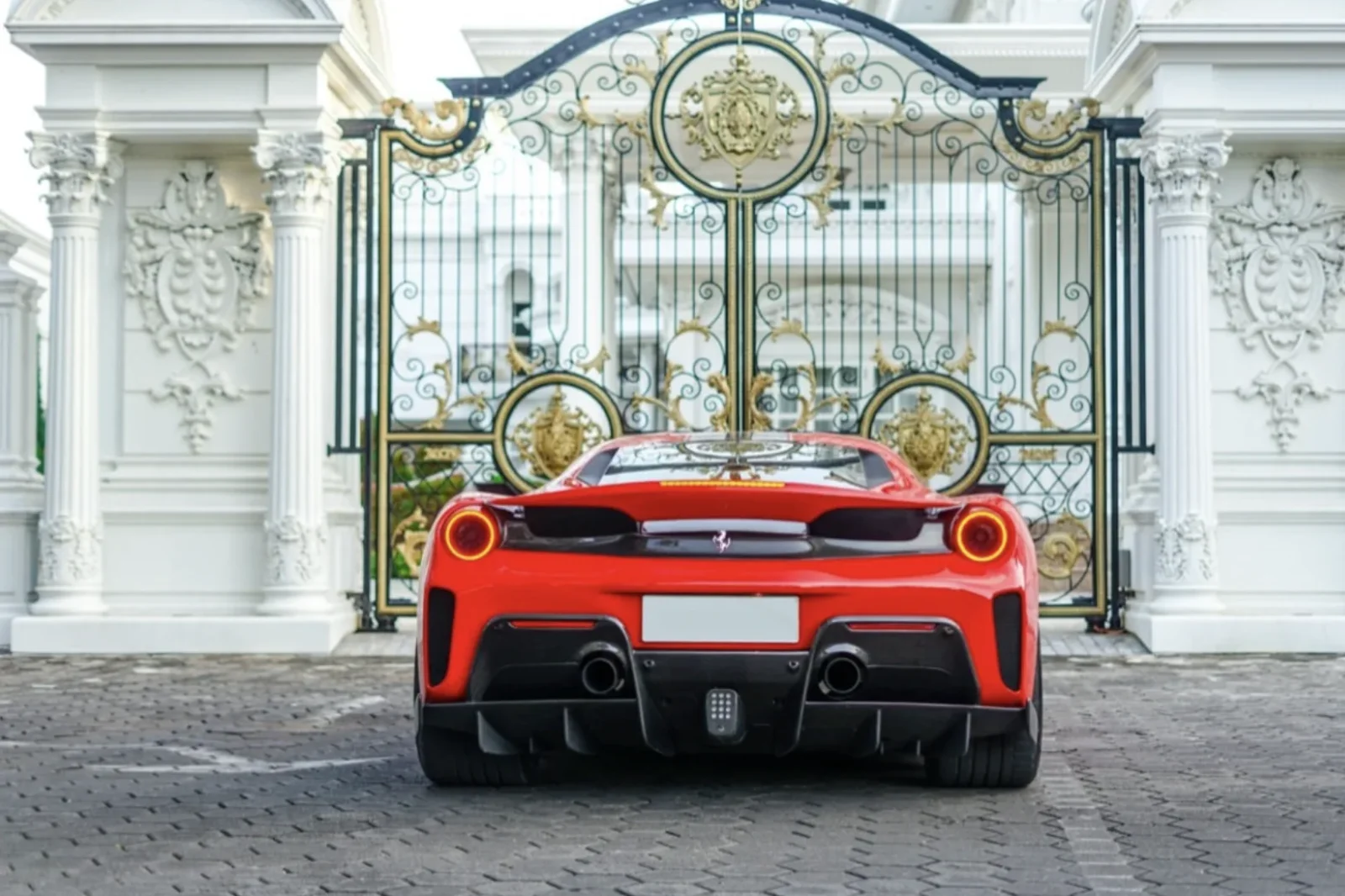 Rent Ferrari 488 Pista  Red 2020 in Bali - 7 