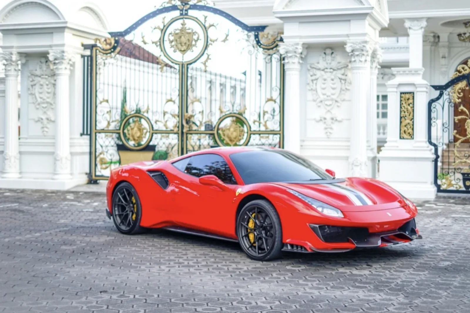 Rent Ferrari 488 Pista  Red 2020 in Bali