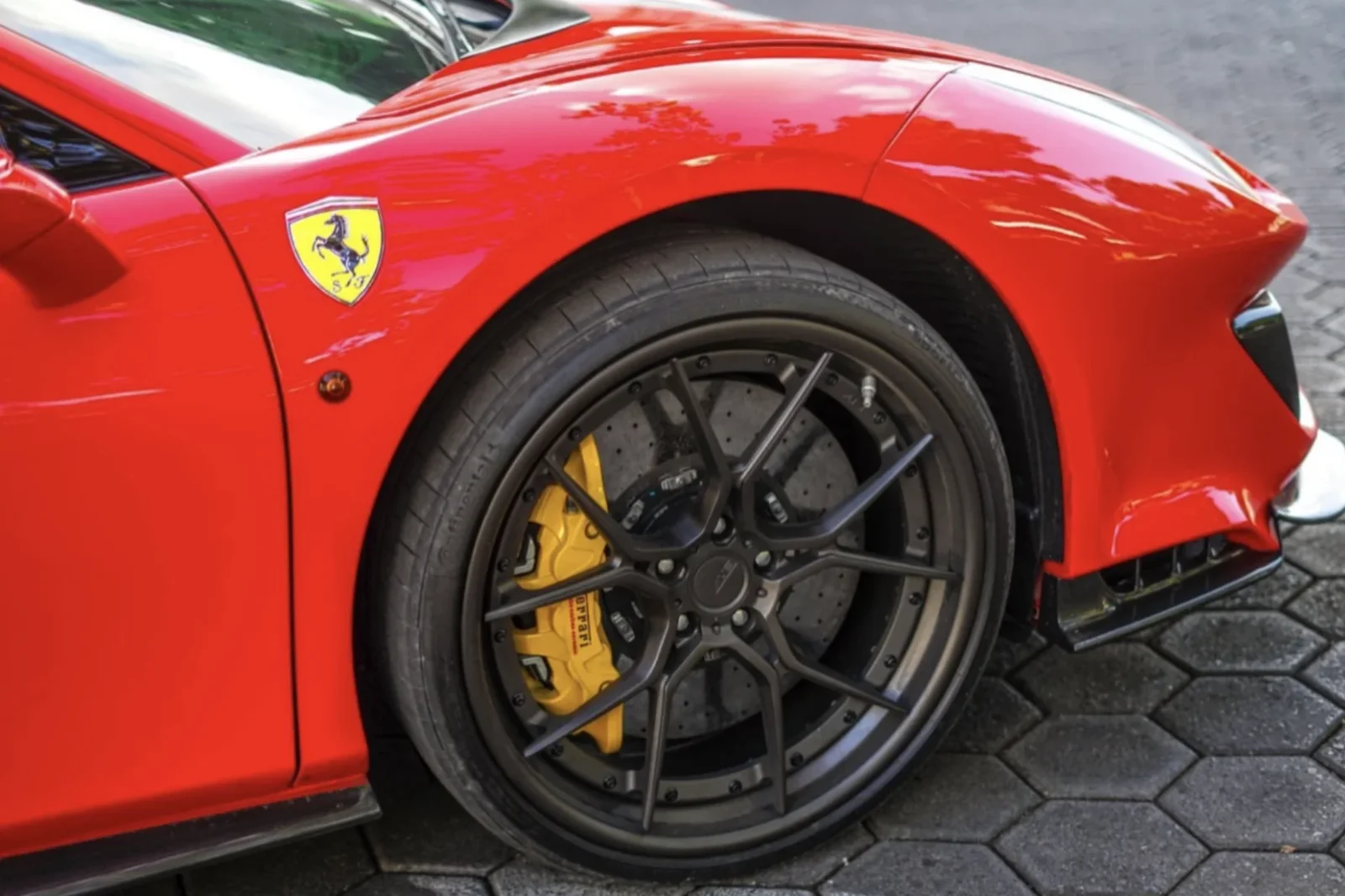 Rent Ferrari 488 Pista  Red 2020 in Bali - 8 