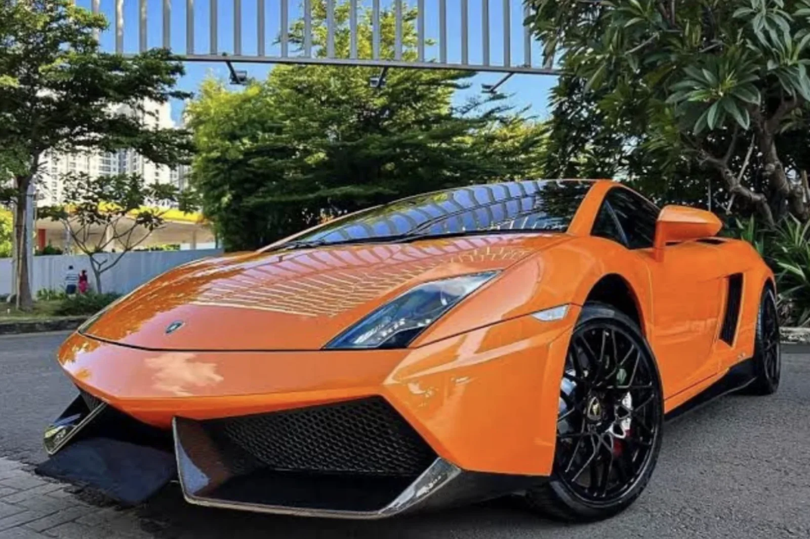 Rent Lamborghini Gallardo  Orange 2013 in Bali - 2 