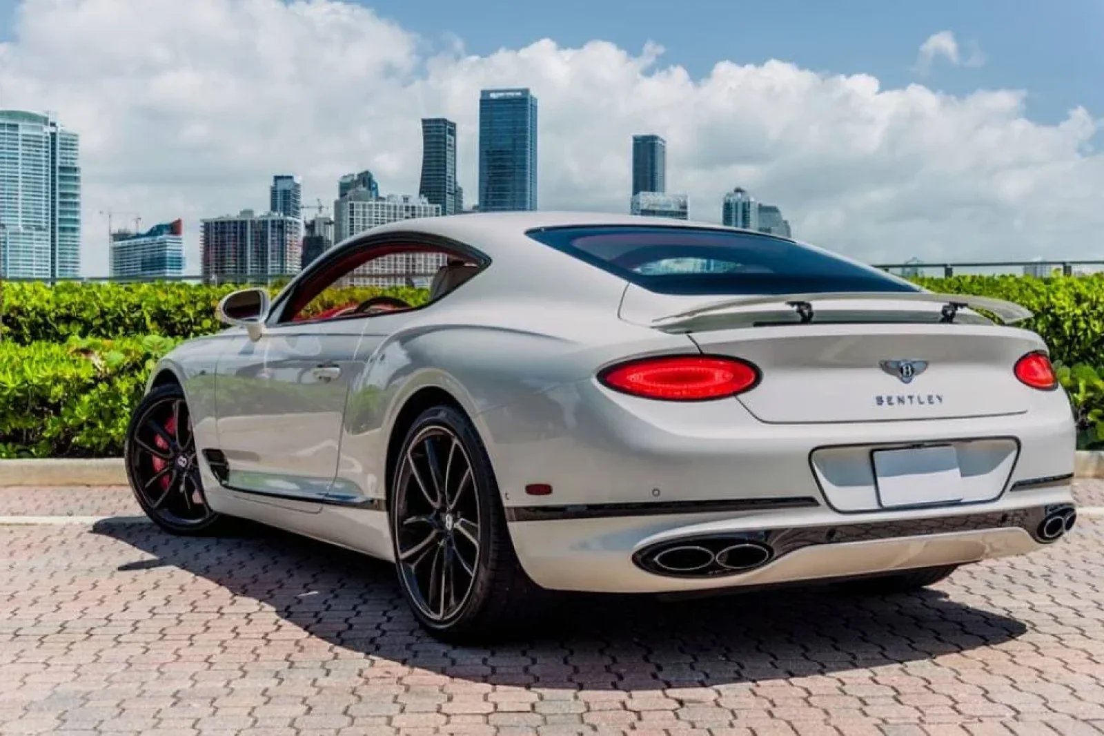 Rent Bentley Continental GT White 2022 in Miami - 7 