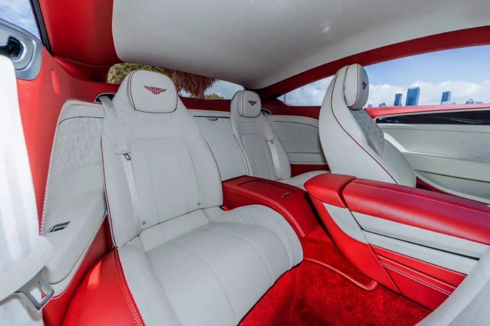 Rent Bentley Continental GT White 2022 in Miami - 5 