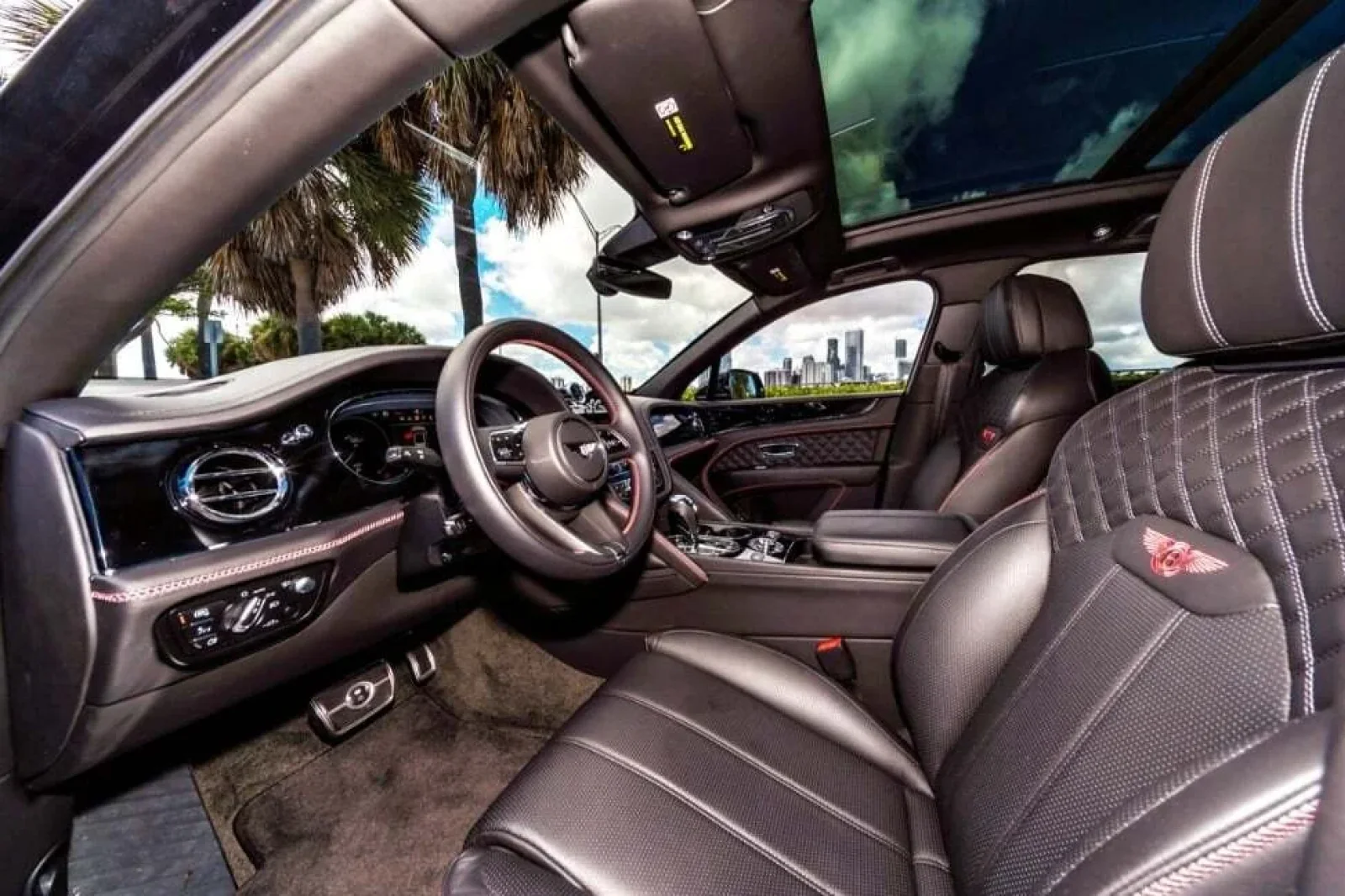 Rent Bentley Bentayga  Black 2023 in Miami - 4 