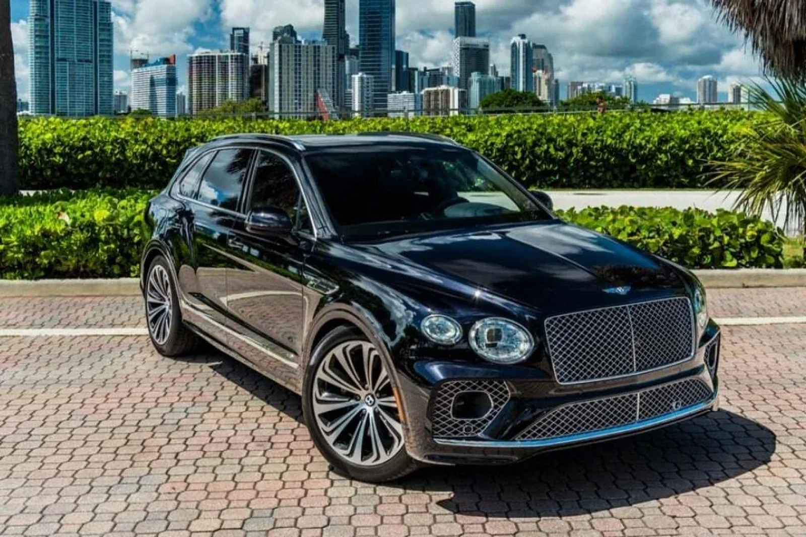Rent Bentley Bentayga  Black 2023 in Miami