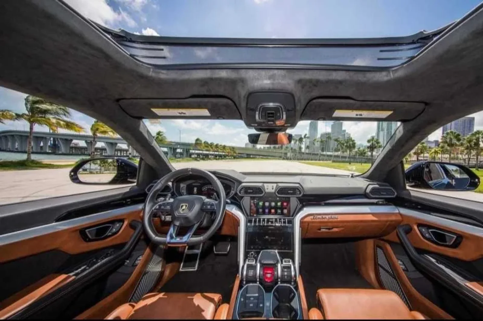 Rent Lamborghini Urus  Black 2022 in Miami - 3 