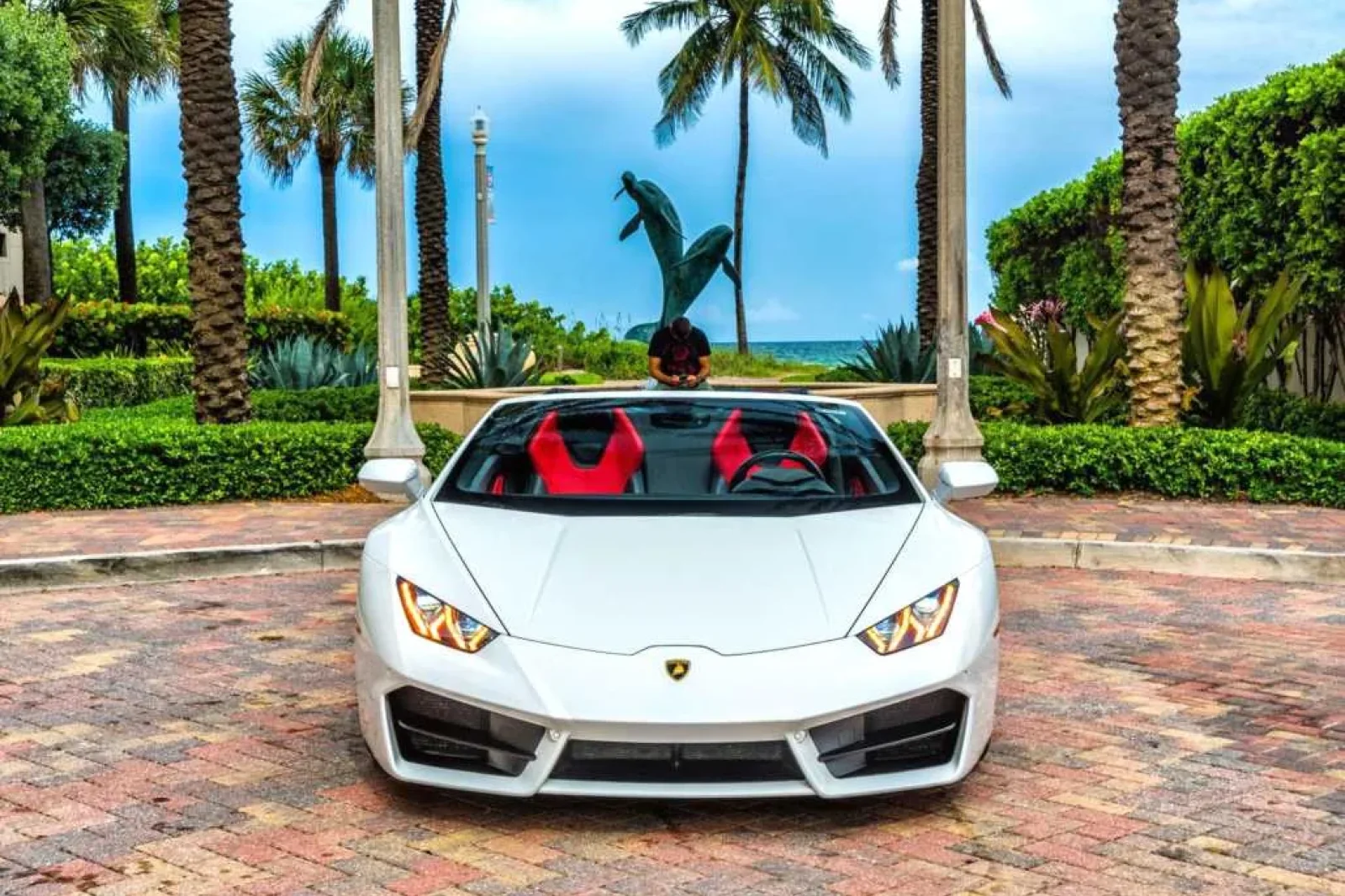 Miete Lamborghini Huracan  Weiß 2022 in der Miami - 2 