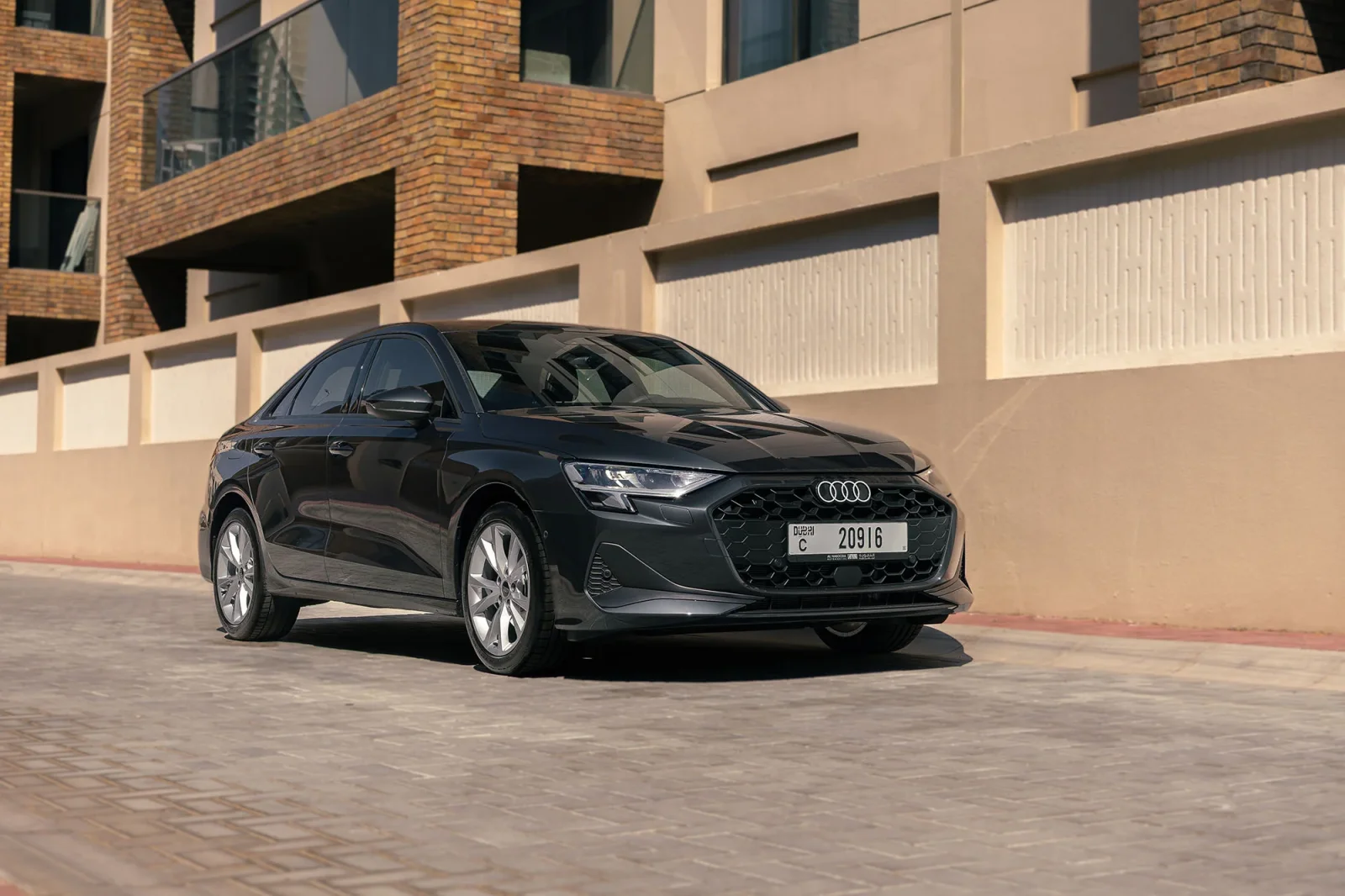 Huren Audi A3  Grijs 2026 in Abu Dhabi - 2 