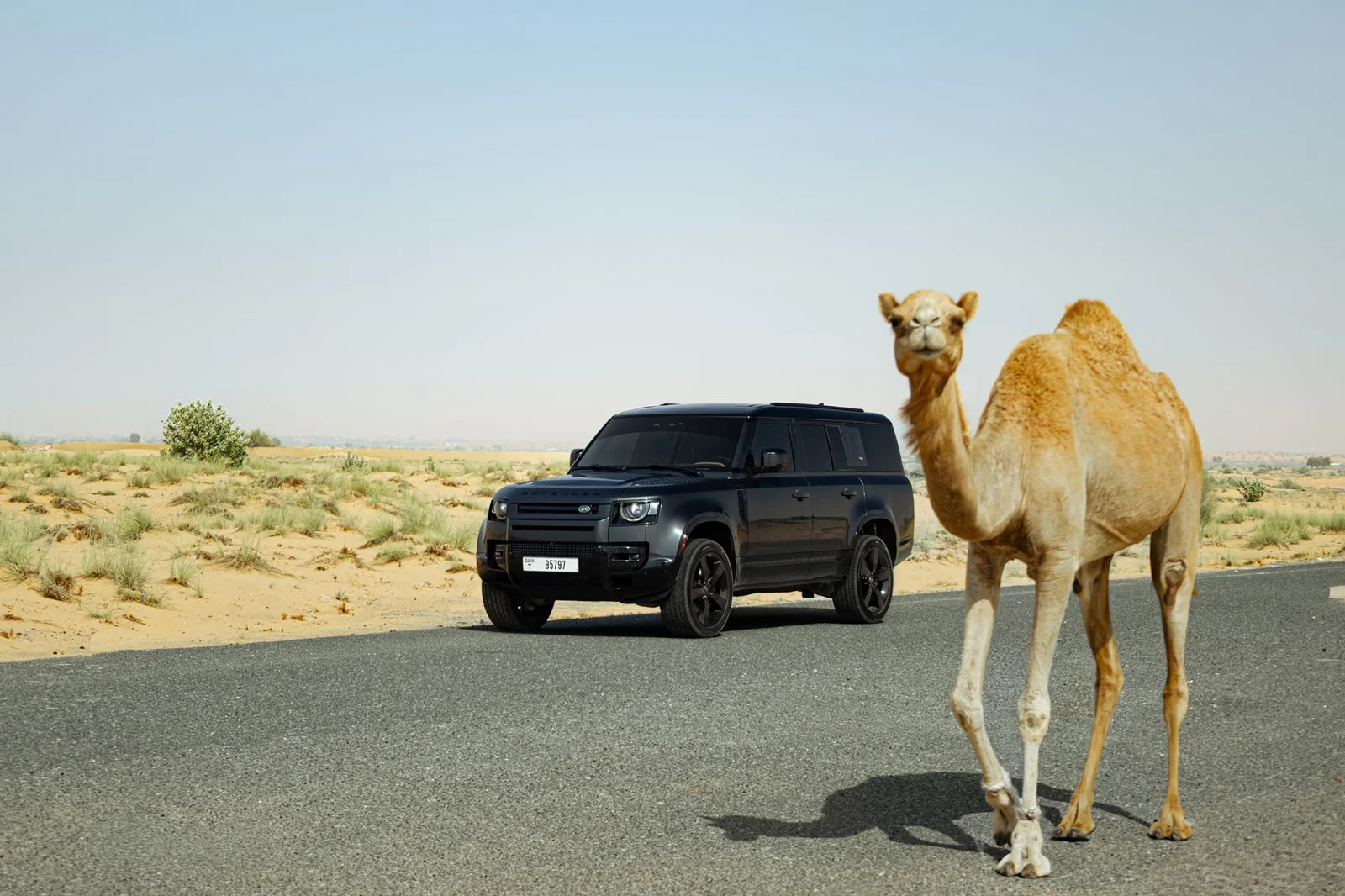 Huren Land Rover Defender 130 Grijs 2024 in Abu Dhabi - 12 