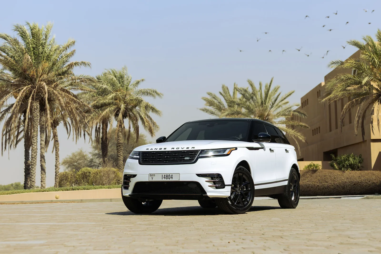 Rent Land Rover Range Rover Velar  White 2026 in Abu Dhabi