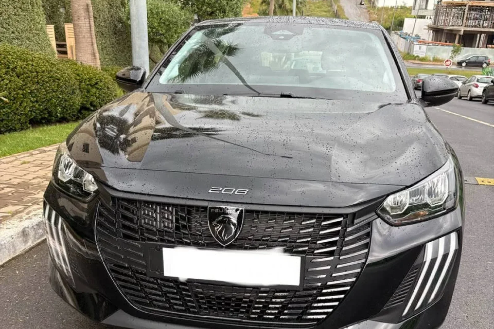 Rent Peugeot 208  Black 2026 in Casablanca