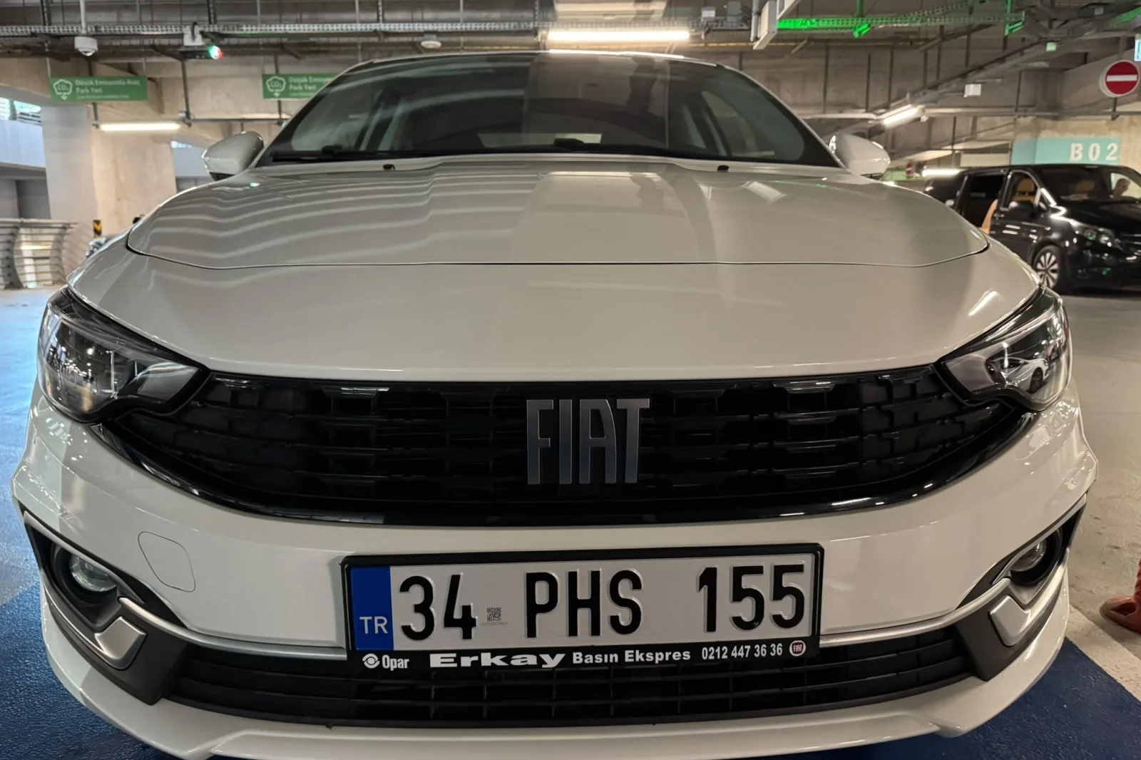 Loyer Fiat Egea  Blanc 2025 en Istanbul