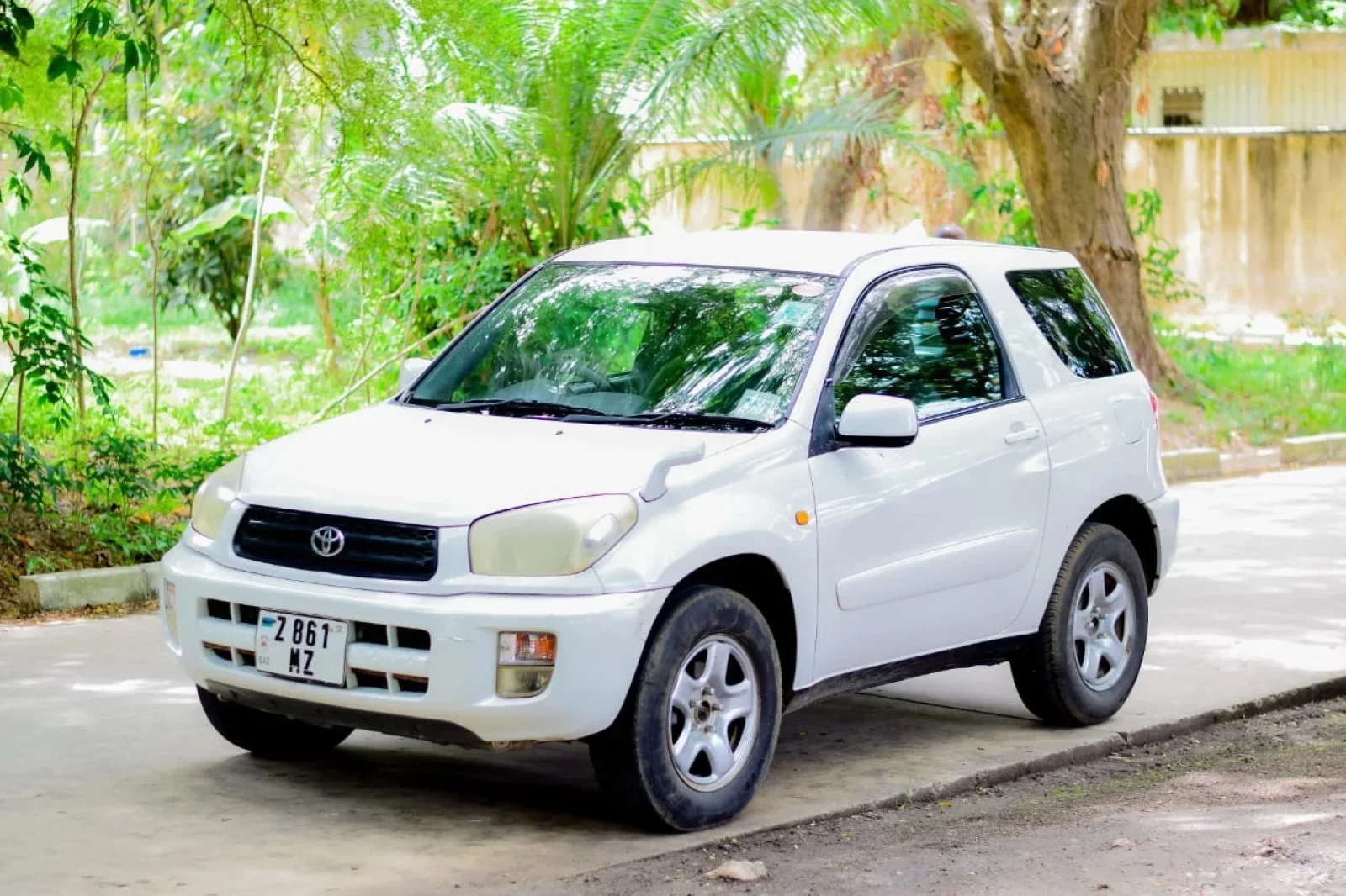 Rent Toyota RAV4  White 2008 in Zanzibar