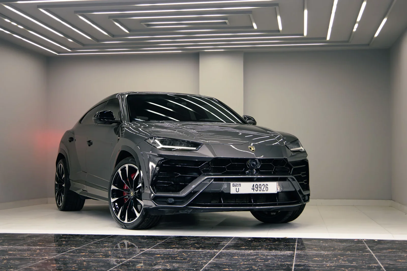 Rent Lamborghini Urus  Grey 2021 in Abu Dhabi