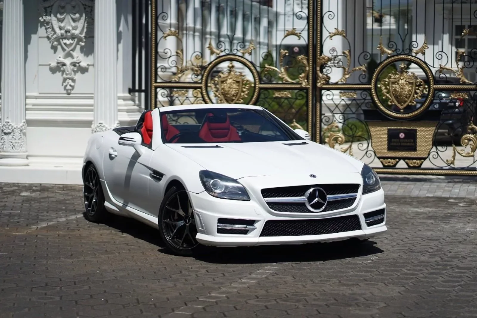 Rent Mercedes-Benz SLK-Class 250 White 2012 in Bali