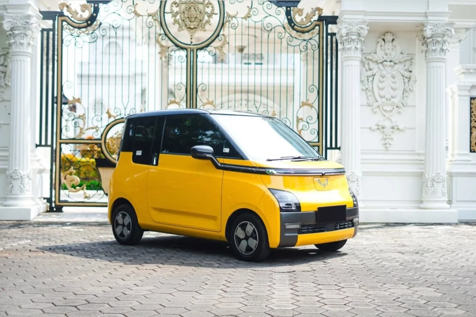 Rent Wuling Air Ev  Yellow 2023 in Bali