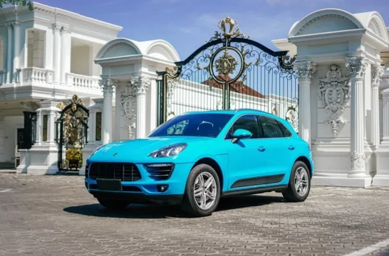 Porsche Macan Синий 2015