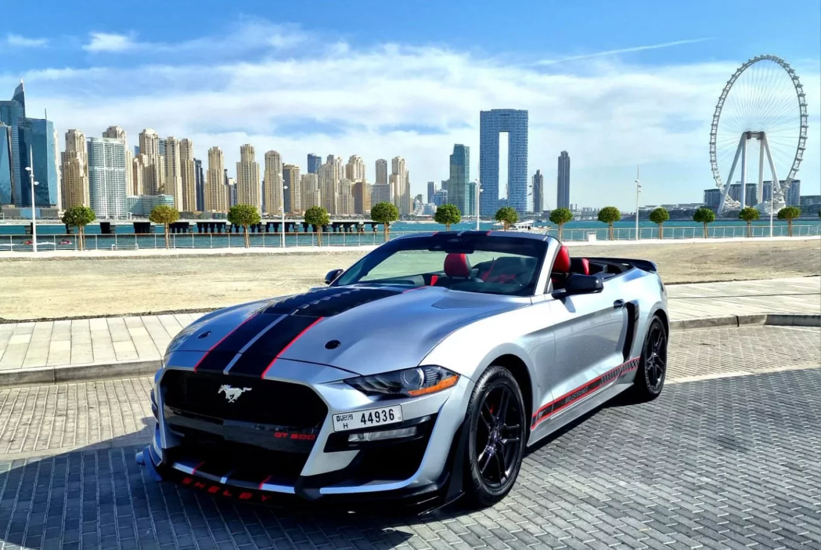 Rent Ford Mustang Shelby Silver 2022 in Dubai