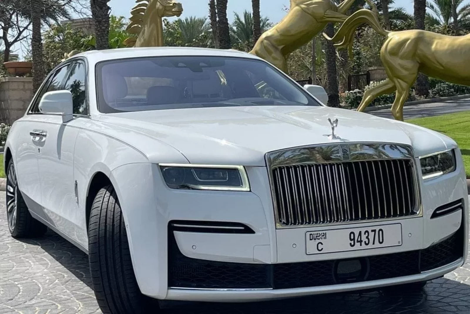 Rent Rolls-Royce Ghost  White 2022 in Dubai