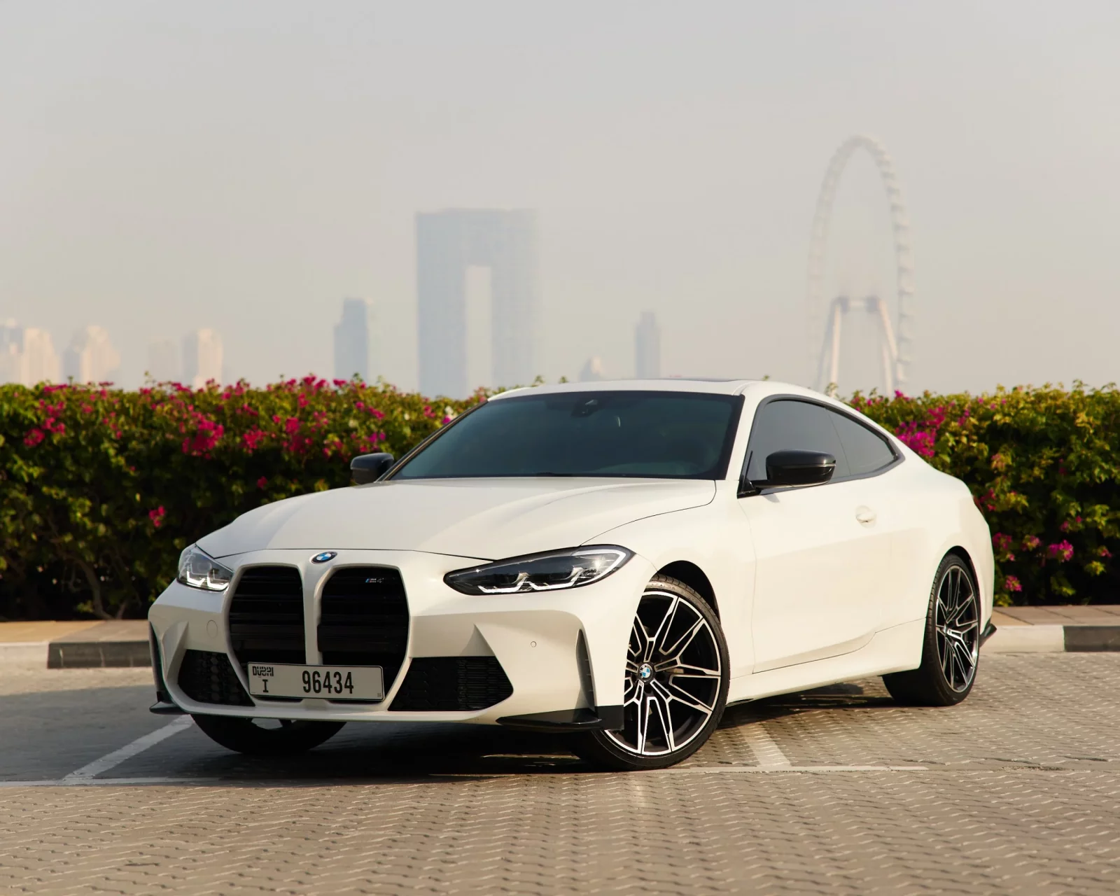 Rent BMW 4-Series 430i White 2021 in Dubai