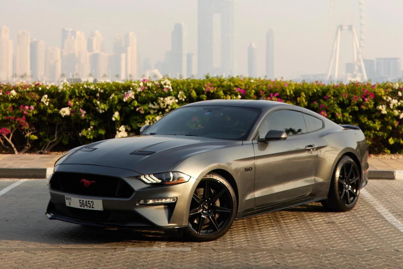Rent Ford Mustang GT Grey 2021 in Dubai