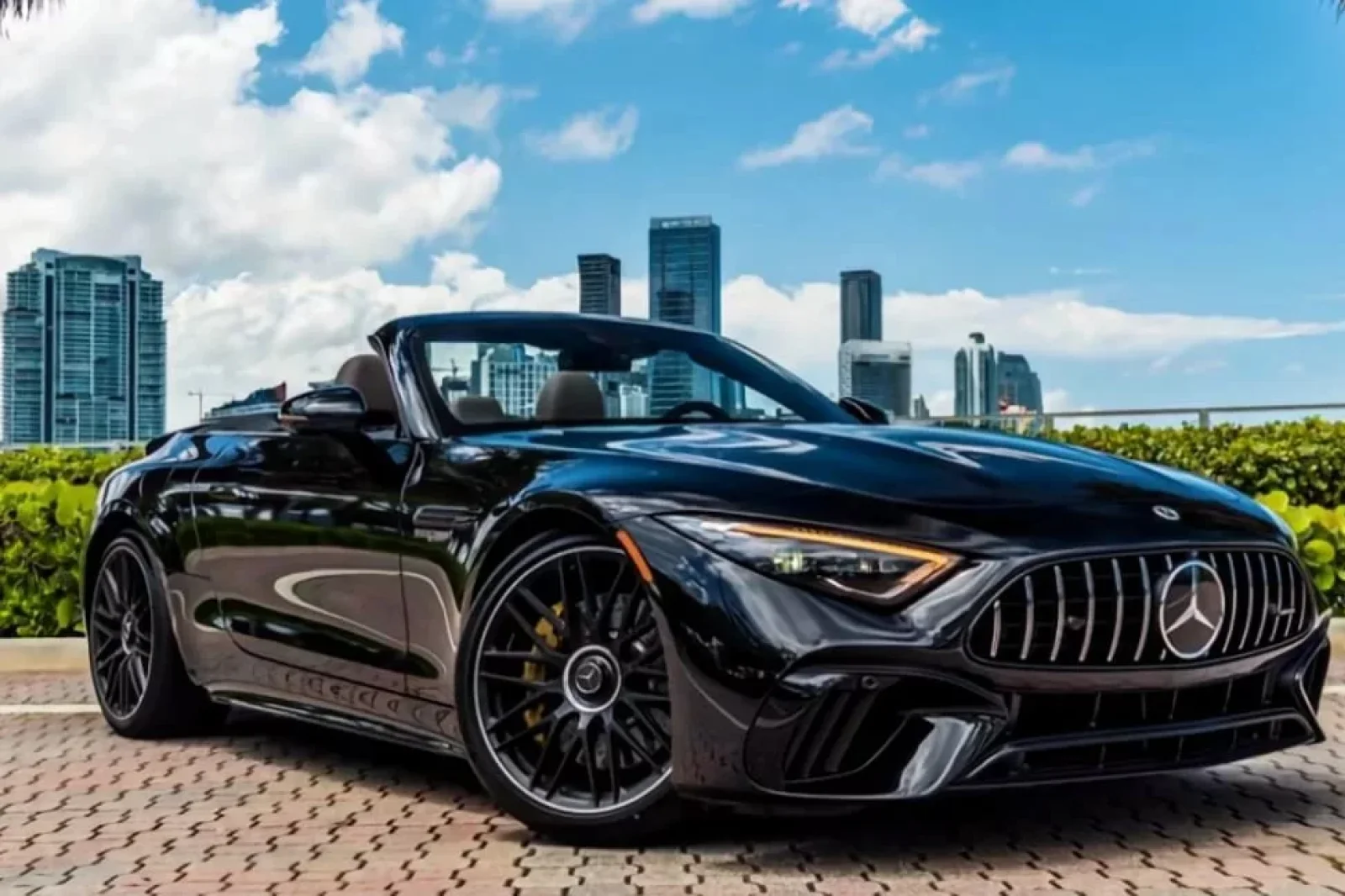 Rent Mercedes-Benz SL-Class  Black 2023 in Miami