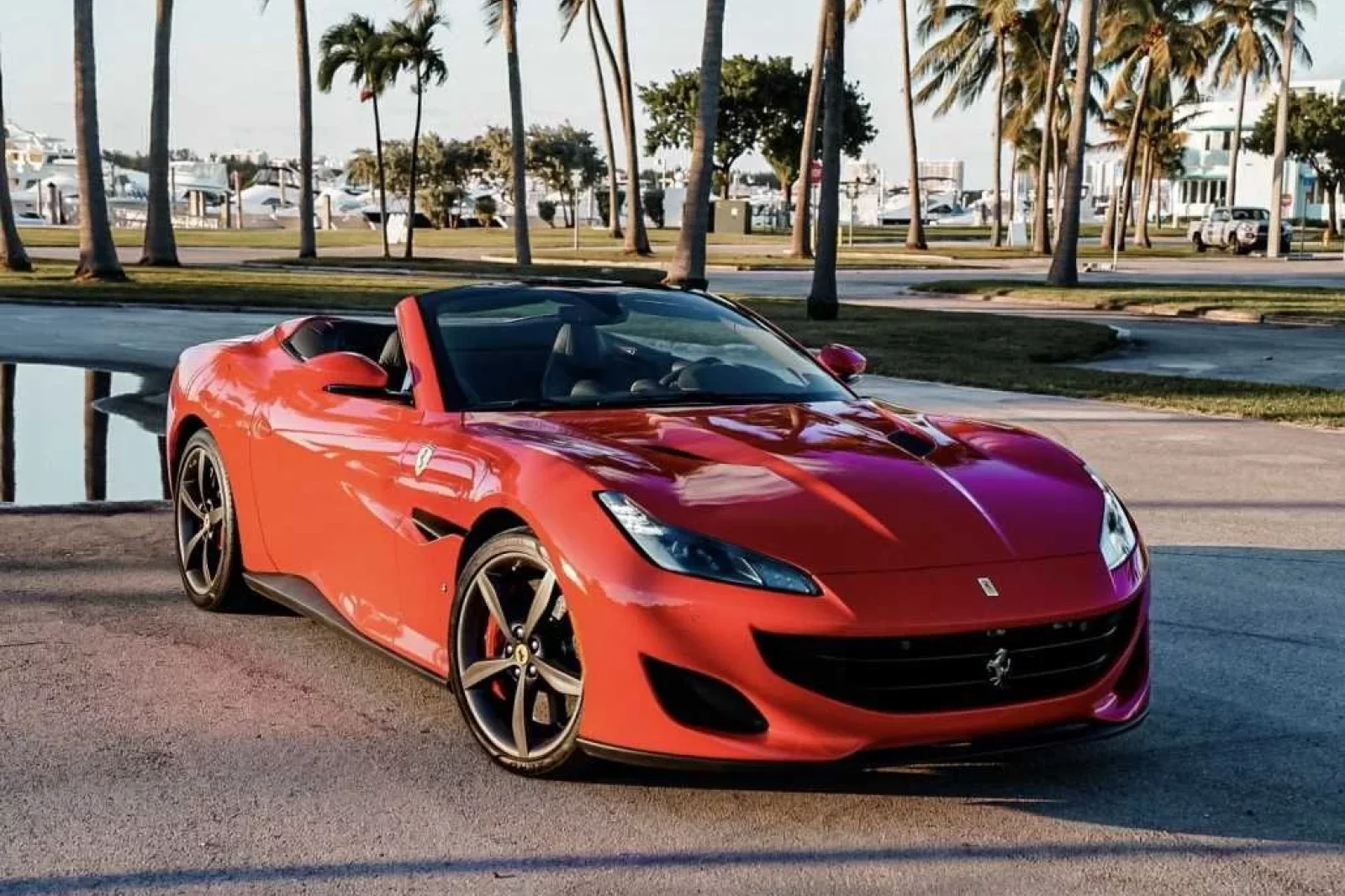 Loyer Ferrari Portofino  Rouge 2021 en Miami