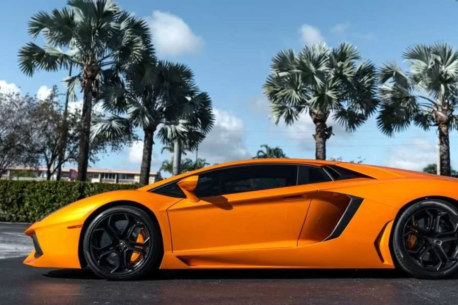 Alquiler Lamborghini Aventador  Naranja 2022 en Miami - 3 