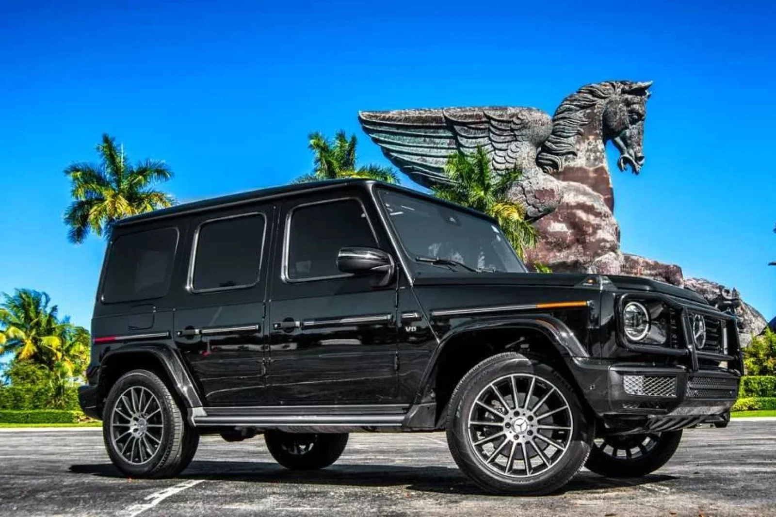 Alquiler Mercedes-Benz G-Class G550 Negro 2020 en Miami